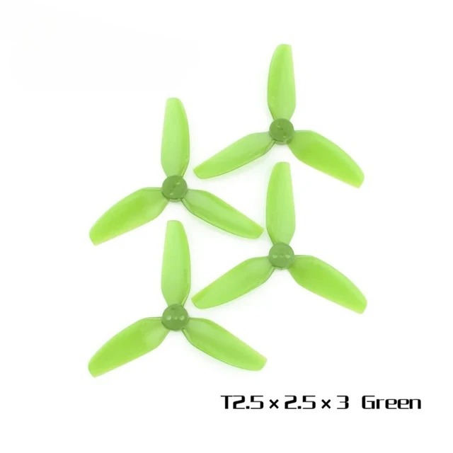 10Pairs for HQPROP T2.5X2.5X3 2525 3-Piece PC Propeller for RC FPV Free Type 2.5-inch Cinematic Loop Pipeline UAV Components 3