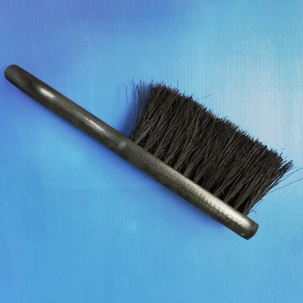 Wooden Handle Shape Brush Head Fireplace Fire Hearth Fireside Brush Fireplace Brushes Maintenance Tools