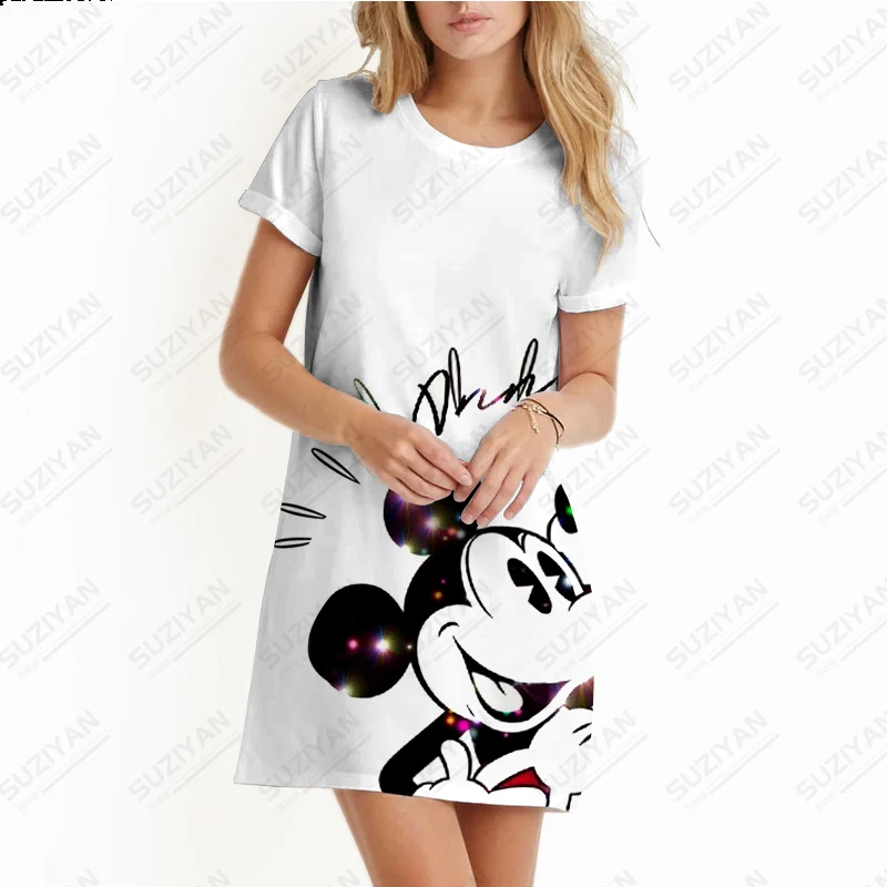 Рисунок 5 - Летняя пляжная юбка с принтом Минни и Микки