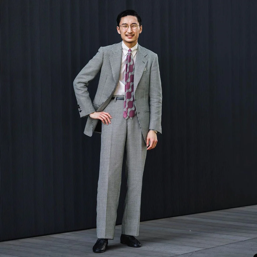 White Black Plaid Men Suits 2 Pieces Modern Made Handsome Wedding Suits Fit Slim Formal Casual Coat+Pants Tailored