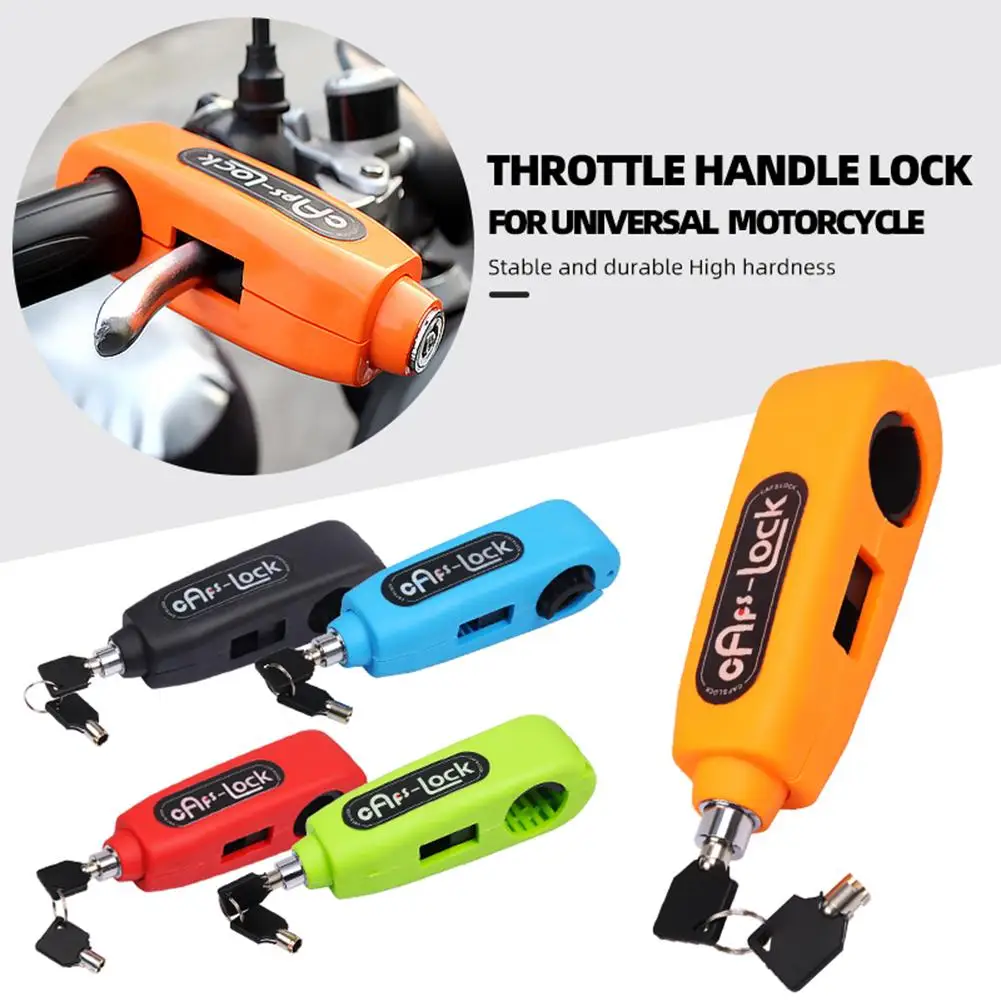 Motorcycle Lock, Handlebar Lock With 2 Keys, Anti Theft Motorcycle