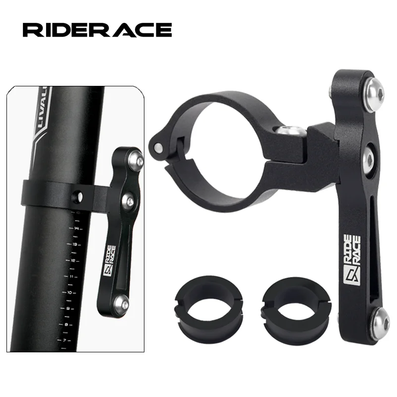 Adattatore Doppio Portabottiglie Per Sella Bici In Lega Di Alluminio – Porta Borraccia Per MTB, Bici Da Strada, Mountain Bike, Leggero E Regolabile