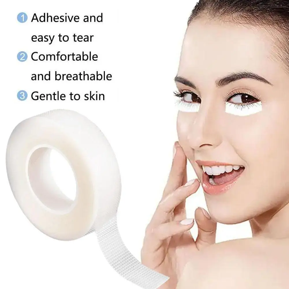Eyelash extension tape 4.5m/9m professional breathable under eye pad micropore for surgical lashes beauty supplies accessories