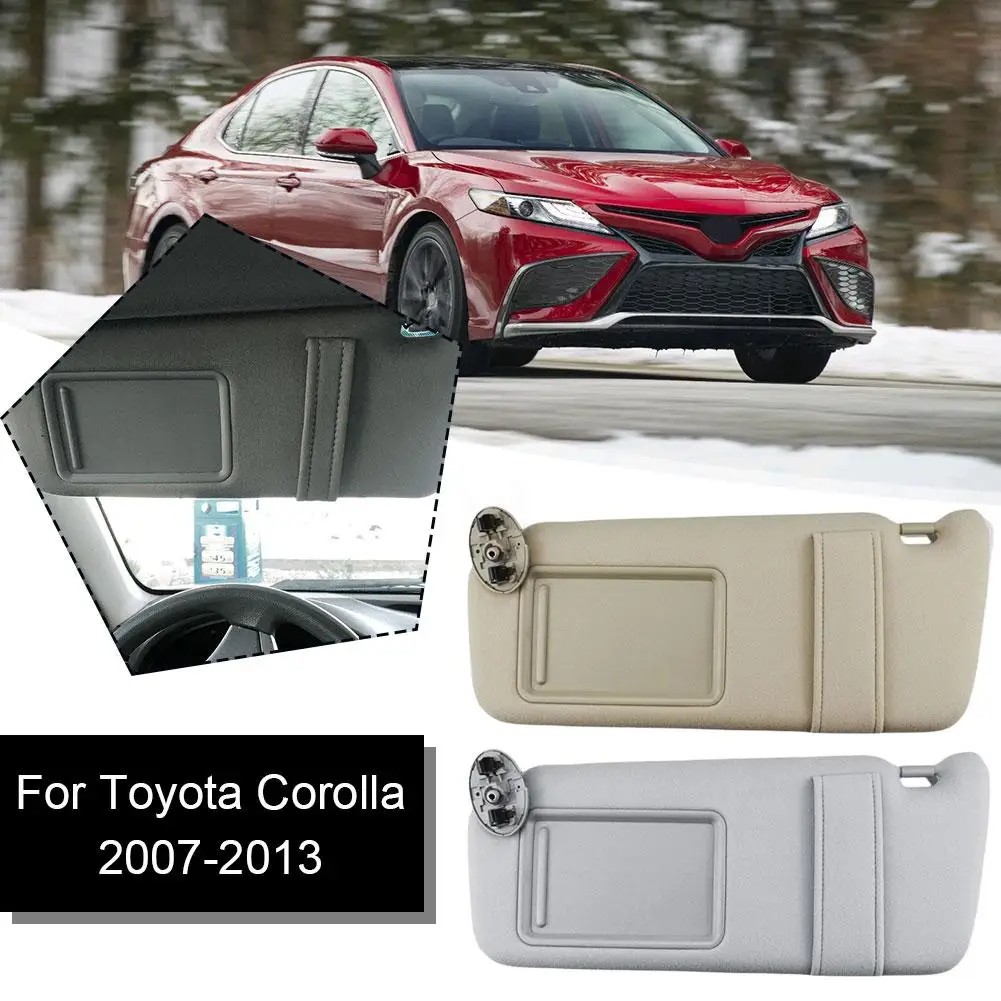 

for Toyota Corolla 2007-2013 Car Sun Visor Shade With Vanity Mirror 74320-06800-B0 74310-06770-B0 Left Windwash Glass Shad X8C6