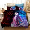 Anime Demon Slayer Duvet Cover Pillowcase 3D Printed Bedding Set Double Twin Full Queen King Adult Kids Bedclothes Quilt Cover 2