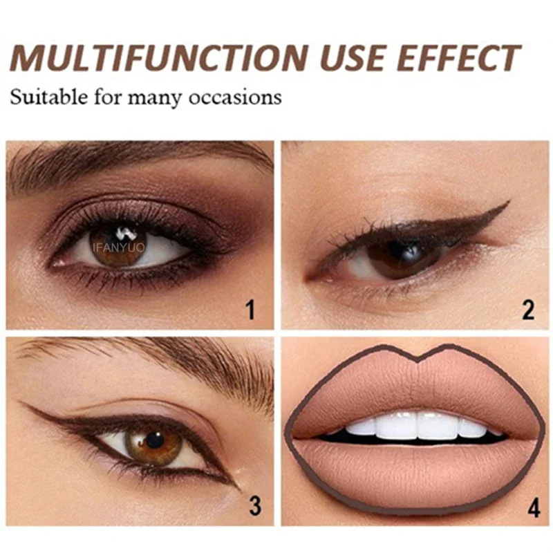 Waterproof Eyeliner Pencils Pen Smudge-Proof Long-Lasting Beginner-Friendly Eye Makeup High Pigment Black White eyeliner pencils,eyeliner pen