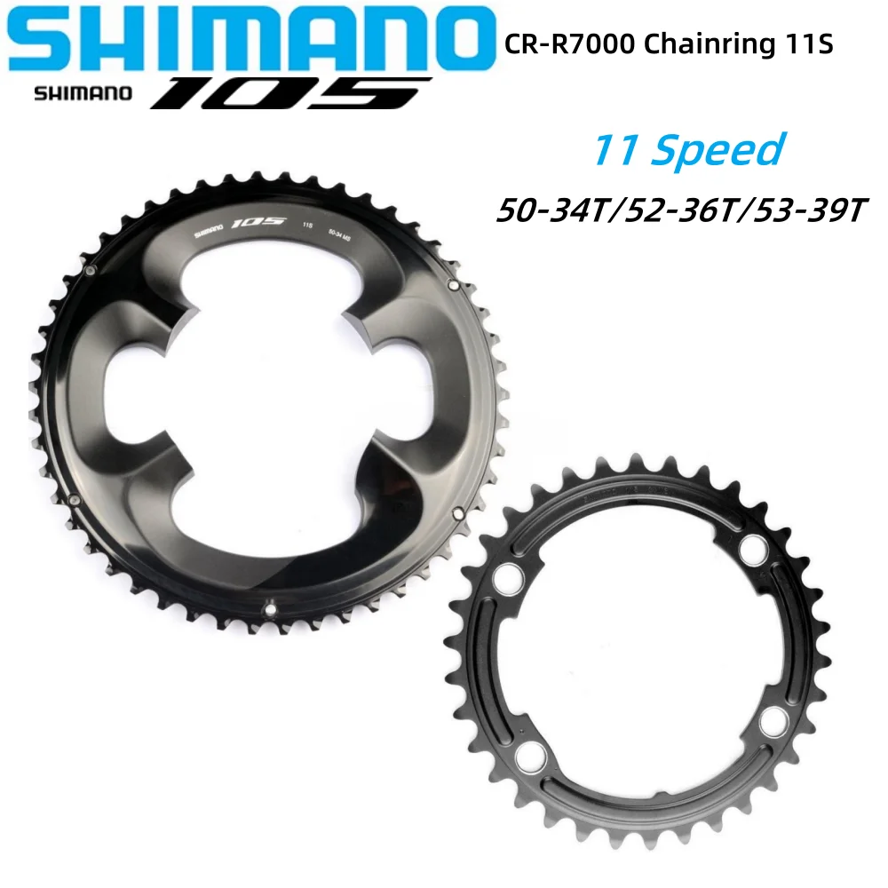 Corona Per Catena Shimano 105 FC-5800 - 34T, Nero - Compatibile Con Sistema 50-34T, Per Bici Da Strada