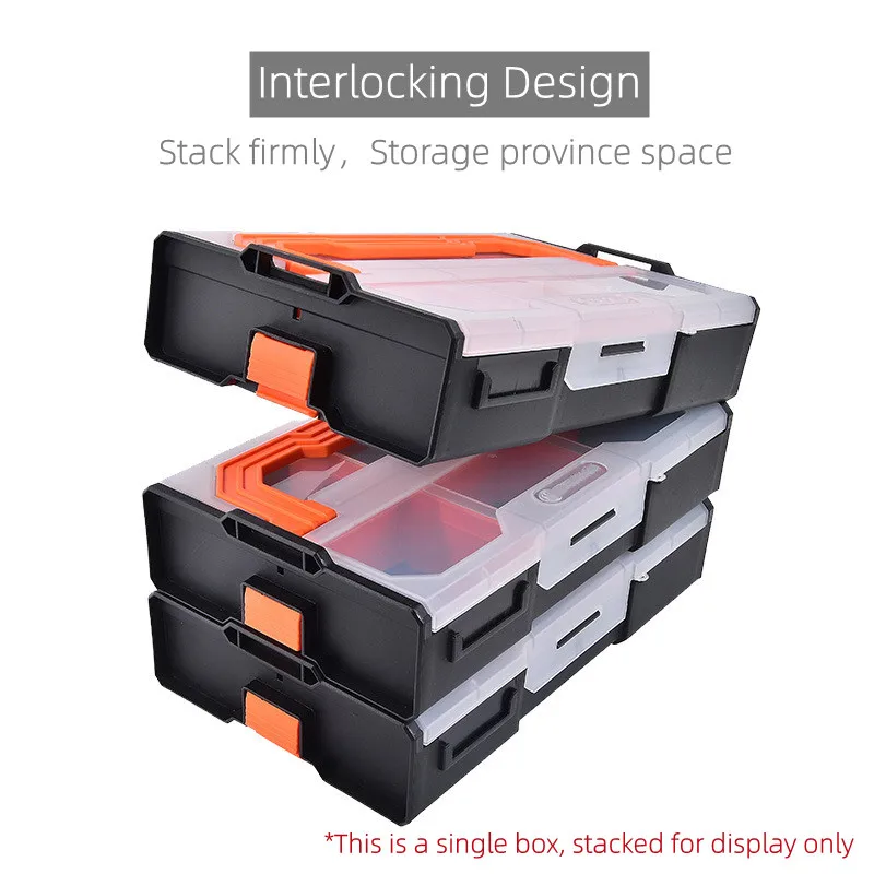 Hardware Tool Storage Box Stacking Tool Box Suitcase Drill Accessories Screw  Organizer Box Electrician Carpenter Tool Box - AliExpress