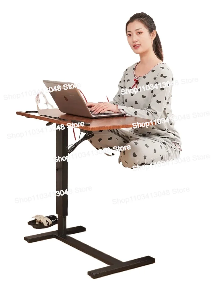 침대 옆 이동식 컴퓨터 높이 조절 접이식 소파, 레이지 침대, 전면 테이블 침대, 가정용 책상, 소형 테이블