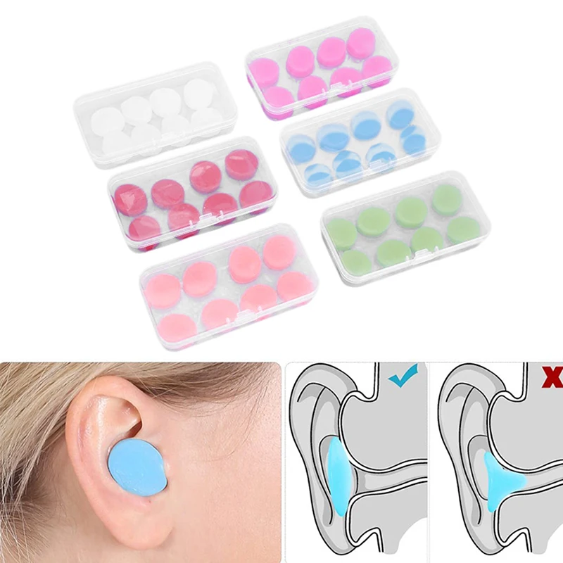 SUPCEAT Silicone Tappi Orecchie Per Dormire, 2 Paia Tappi Per Le - Foto 9