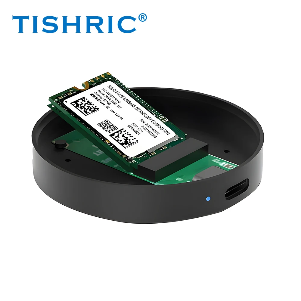 TISHRIC Ʈ  ޴ ׳ƽ M.2 2230 NVMe SSD Ŭ, Ƽ SSD ̽, USB3.1 10Gbps-NVMe PCI-E