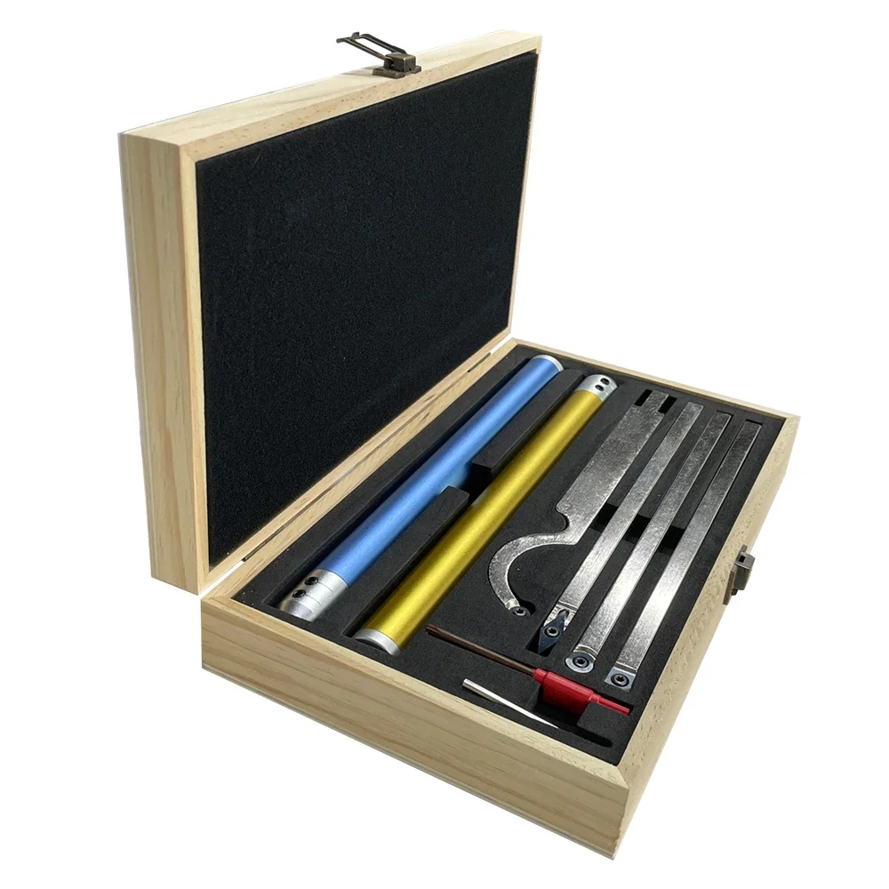 NEW Upgrade Carbide Tipped Wood Turning Tools Set Lathe Rougher Finisher Swan Neck Hollowing Tools for Woodturning