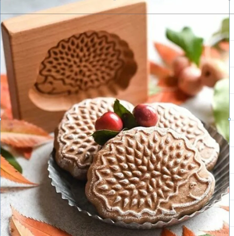 Emporte-pièce En Bois 3D Sculpté à La Main - Moules à Biscuits Décoratifs Pour Noël, Thanksgiving, Halloween, Pâques, Cuisine (oiseau