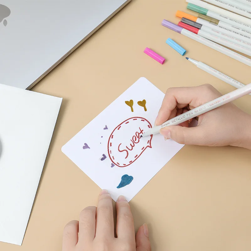 Set 48 Pennarelli A Doppia Punta – Punta Pennello E Punta Fine, Acrilici, Per Adulti E Bambini, Disegno E Colorazione - 3