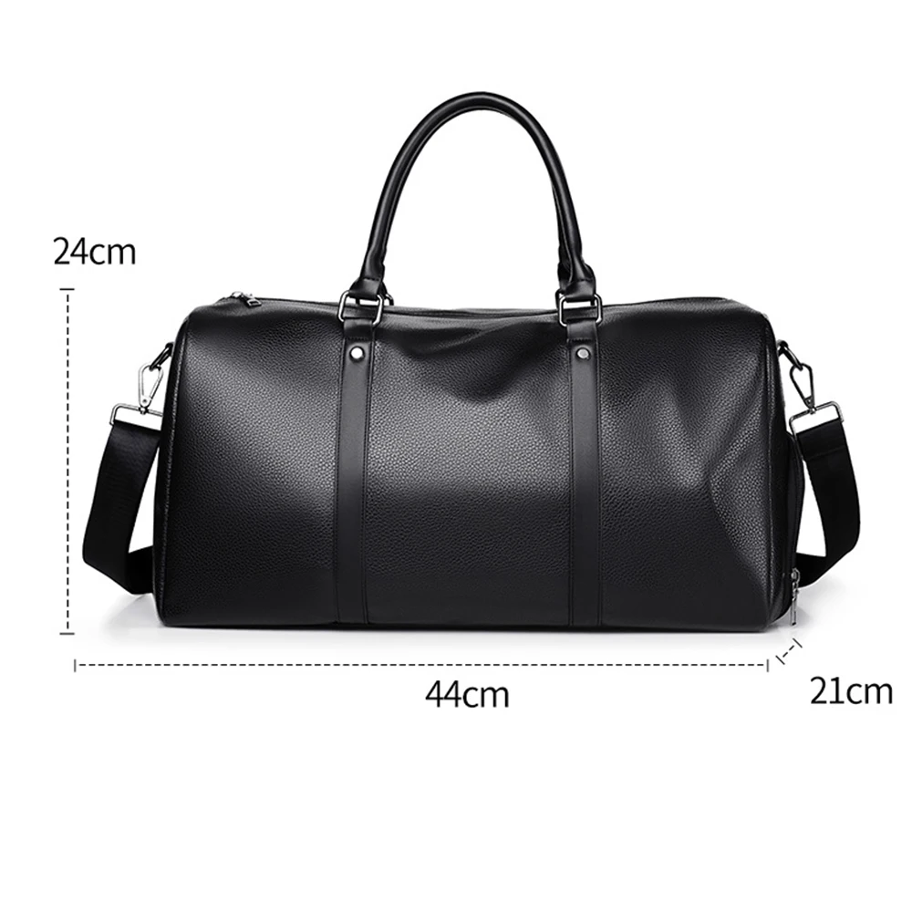 PU Travel Bag Storage Travel Bag Large Capacity Handbag Duffel Bag Single Shoulder Crossbody Bag