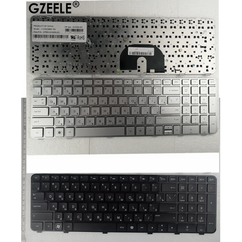 Teclado Notebook Russo para hp Pavilion Layout ru Dv66000 Dv6-6100 Dv6-6200 Dv6-6b00 Dv6-6c00 Dv6