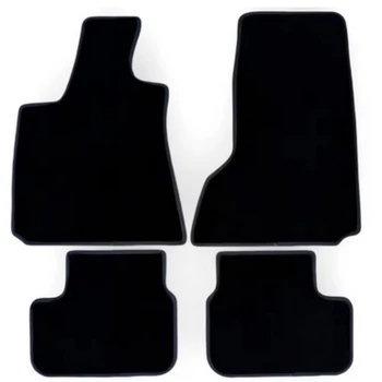Tappetini per auto personalizzati per Maserati Ghibli M157 2013 -2024 Tappeti per auto Piede Coche Accessori Protezione antiscivolo Nero