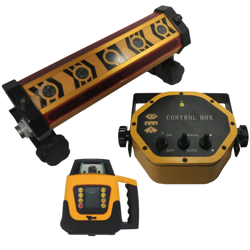 Yofidra 접이식 전기 잔디 예초기, 효율적인 휴대용 무선 정원 가지 치기 전동 공구, Makita 18V 배터리, 배터리 2 개 8 농업용 레이저 토지 레벨러, 레이저 토지 레벨러 시스템, 송신기 수신기 검출기, 제어 박스, 트랙터용