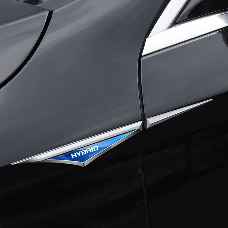 Set of 2 3D Alloy Car Stickers - Universal Car Accessories