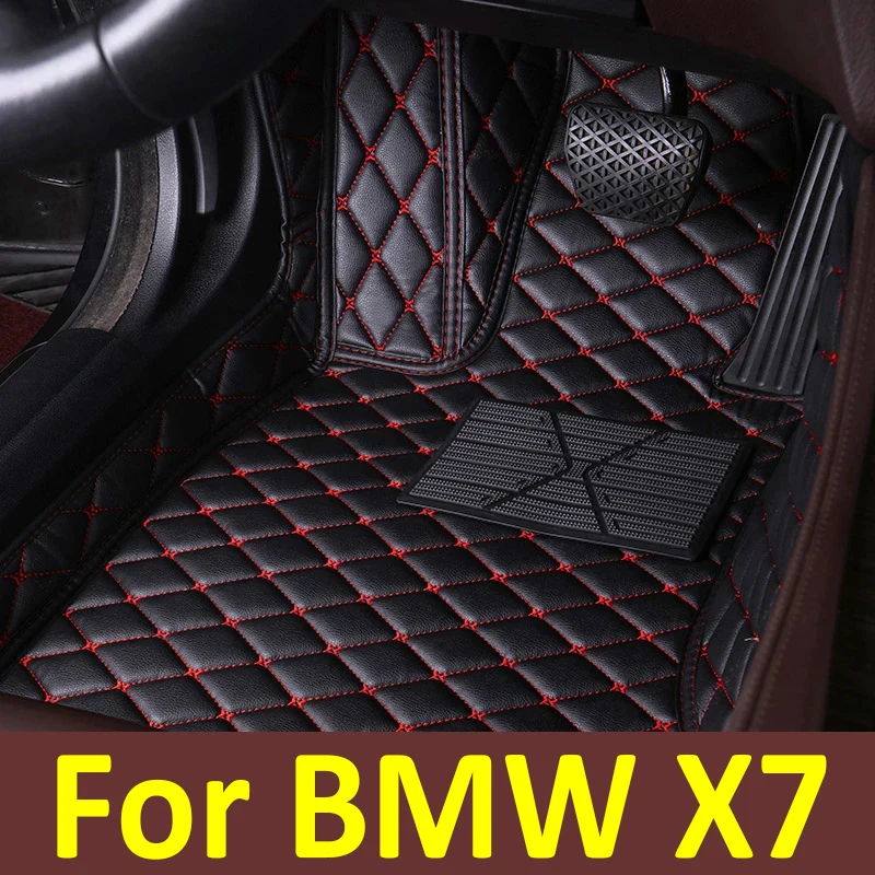 

Автомобильные коврики для BMW X7 G07 2018 ~ 2023, кожаные коврики на 7 сидений, роскошный кожаный коврик, устойчивый к грязи коврик, прочные коврики, автомобильные аксессуары 2019