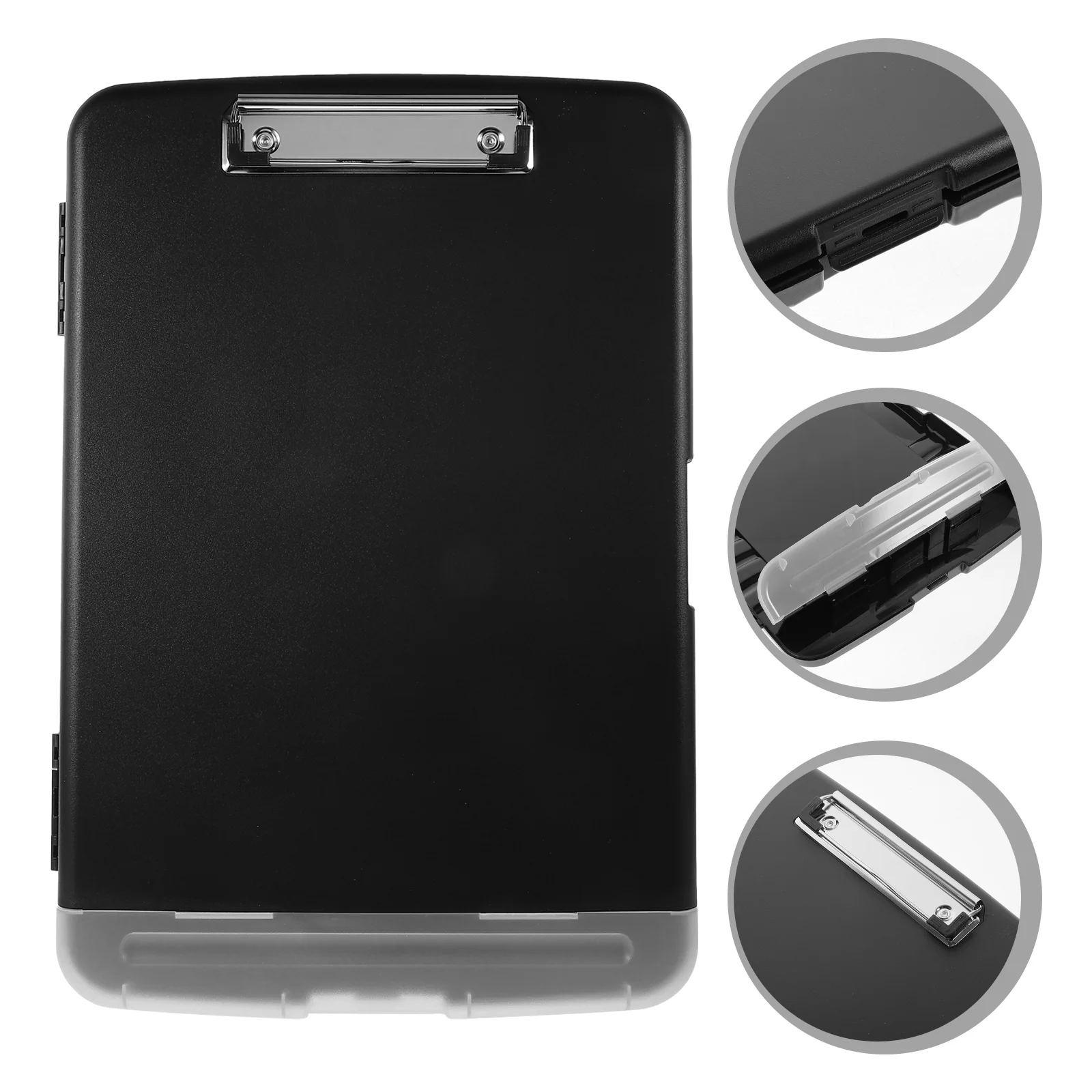 

Ultra Thin File Box Work Desktop Holder Clipboard High Capacity Pp Paper Organizer