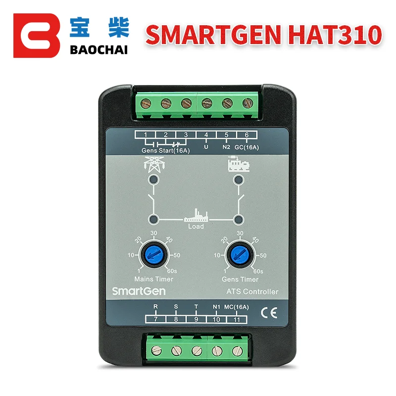 Controlador do Gerador da Transferência Automática Smartgen Hat310 Peças Sobresselentes Ats Interruptor Original