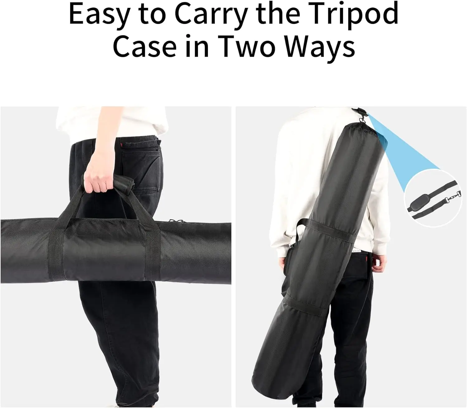 70-125cm Fishing Bag Rob Case Waterproof Light Stand Bag For Tripod Monopod Camera Travel Carrying Case Cover camera case camera tripod bag