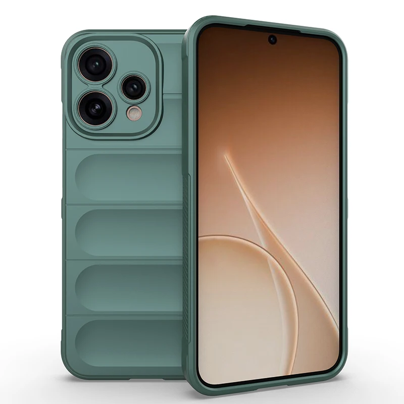 Anti-Shock Heavy Duty Silicone Back Case - Rugged Armor Rubber Design
