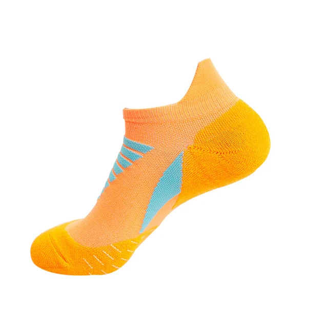 Men Women Fitness Basketball Running Bike Cycling Hiking Sport Socks Outdoor Football Soccer Compression Socks Trekking Socks Orange