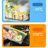 Reusable Zip Lock Bag Food Grade Transparent Storage Bag With Zipper Sealing Plastic Container Travel Freezer Camping Kitchen 6