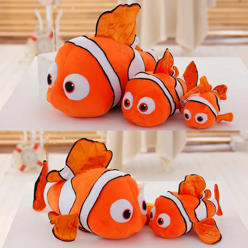 

Cartoon Anime Disney Super Cute Nemo ClownfishToy Simulation Marine Life Doll Children's Birthday Gift