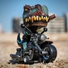 Childrens Dinosaur Modeling Pullback Motorcycle Simulation Locomotive Inertia Car miniatures item Animal figurines Dinosaur toys 1