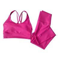 Yoga Suit Women High-end Sports Bras Leggings Slimming Hip Lifting Sports Fitness Bras and Leggings Tank Top Breathable Set - Image 5