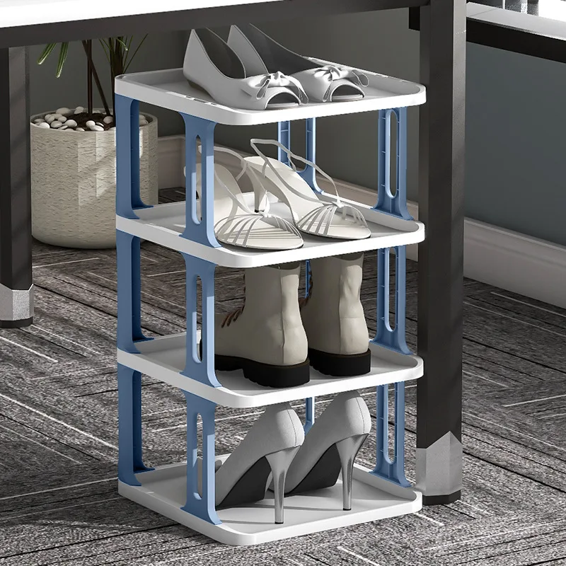 Shoe Cabinet Shoe Organizer Shoe Rack Multilayer Shoe Rack Stackable Shoe Hanger Dormitory Door Storage Rack Storage Cabinet Assembled Hanger Save Space
