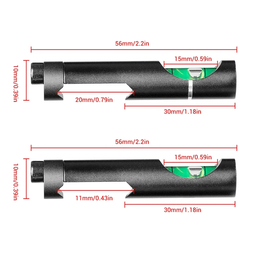 Scope Bubble Level Hunting Spirit Optical Scope Mounts for 11mm/20mm Picatinny Rail