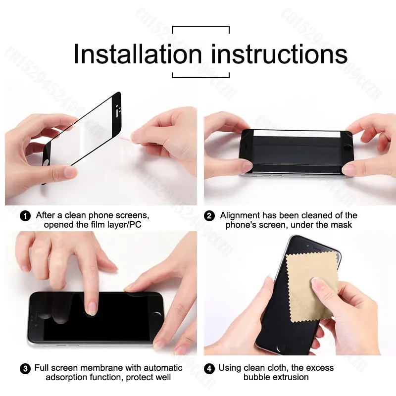 Ultra HD Clear Anti-Scratch Shockproof Explosion-Proof Tempered Glass Screen Protector