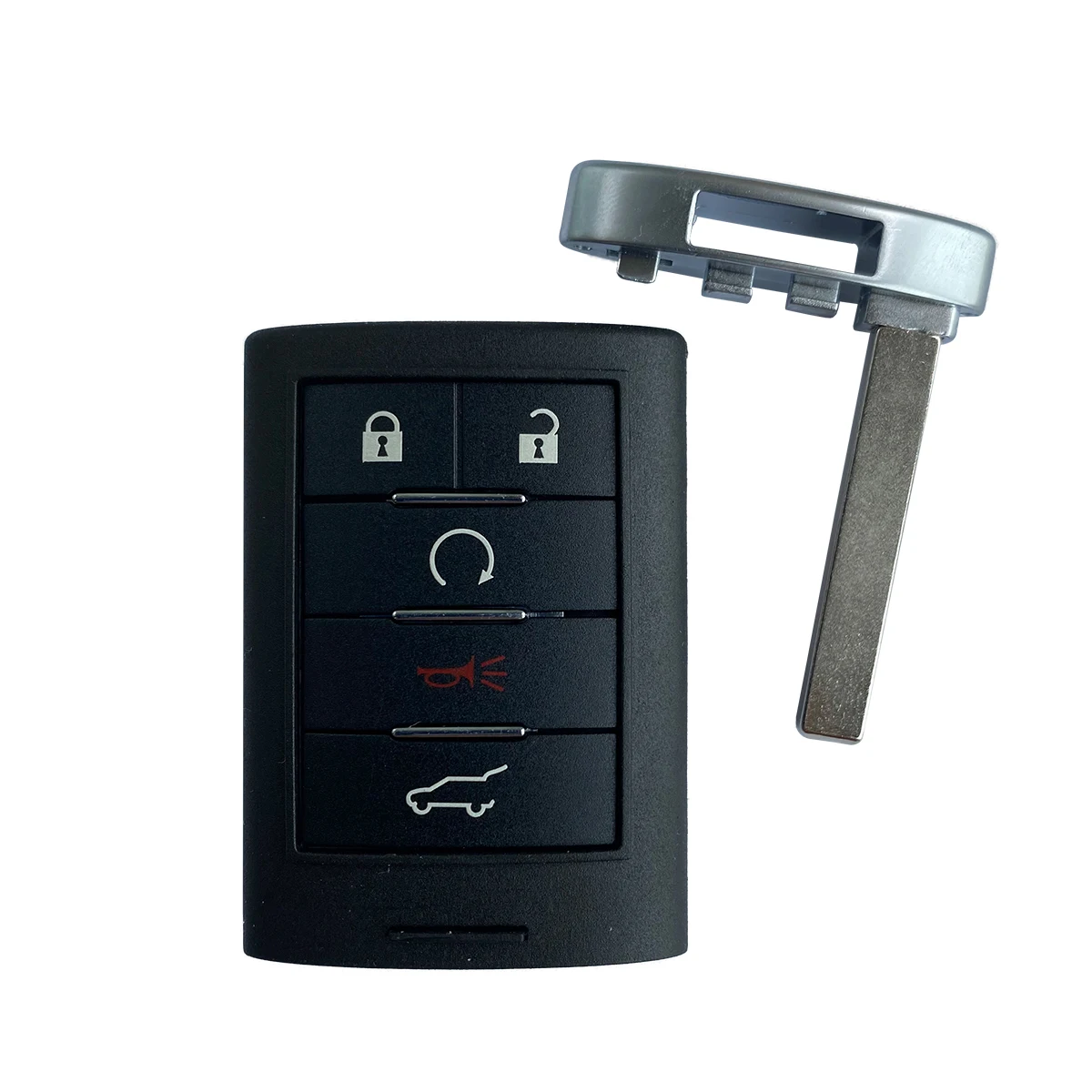 KEYECU Replacement Keyless Entry Remote Key Control Fob 5 Button For Cadillac Es