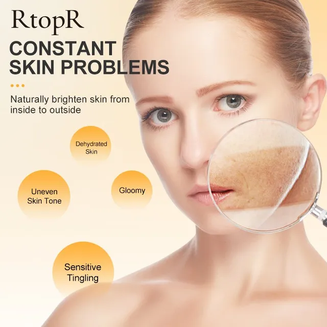 Rtopr C -Vitamin Arckrém Fehérítés Világosító Szelíd Tápláló Hidratáló Melanin Redukció Finom Vonalak Megújító Bőr - Image 5