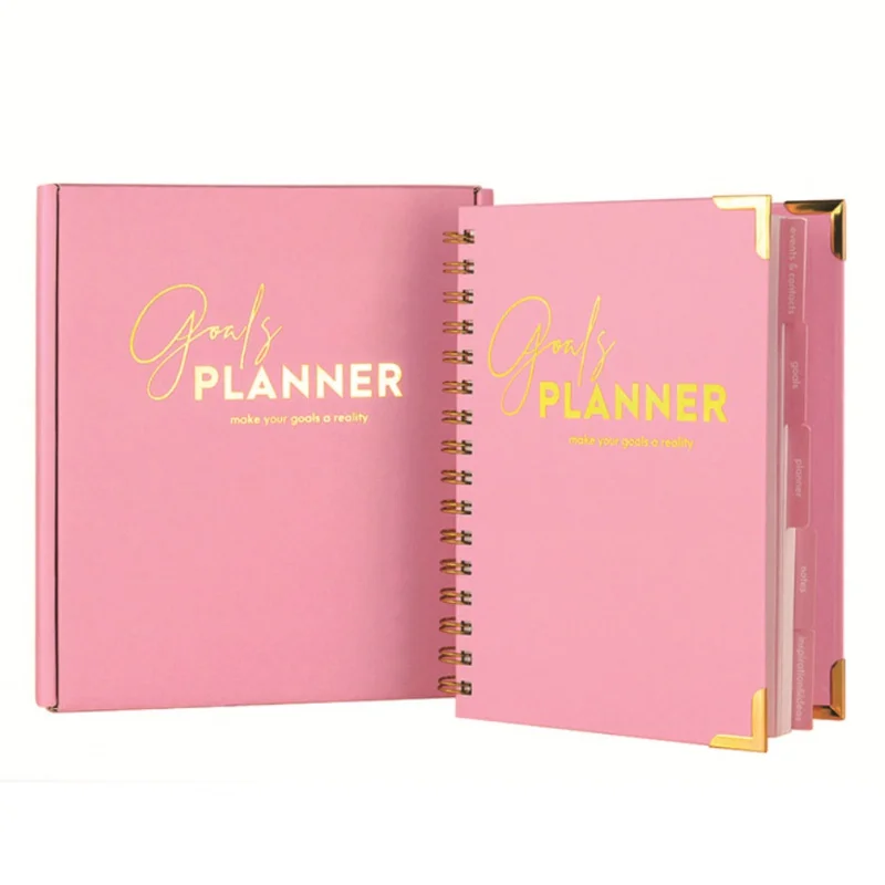 

A5 Weekly Monthly Goal Track Planner Non Dated 112 Sheets Agenda Notebook Diary Paperlaria Journal School Stationery