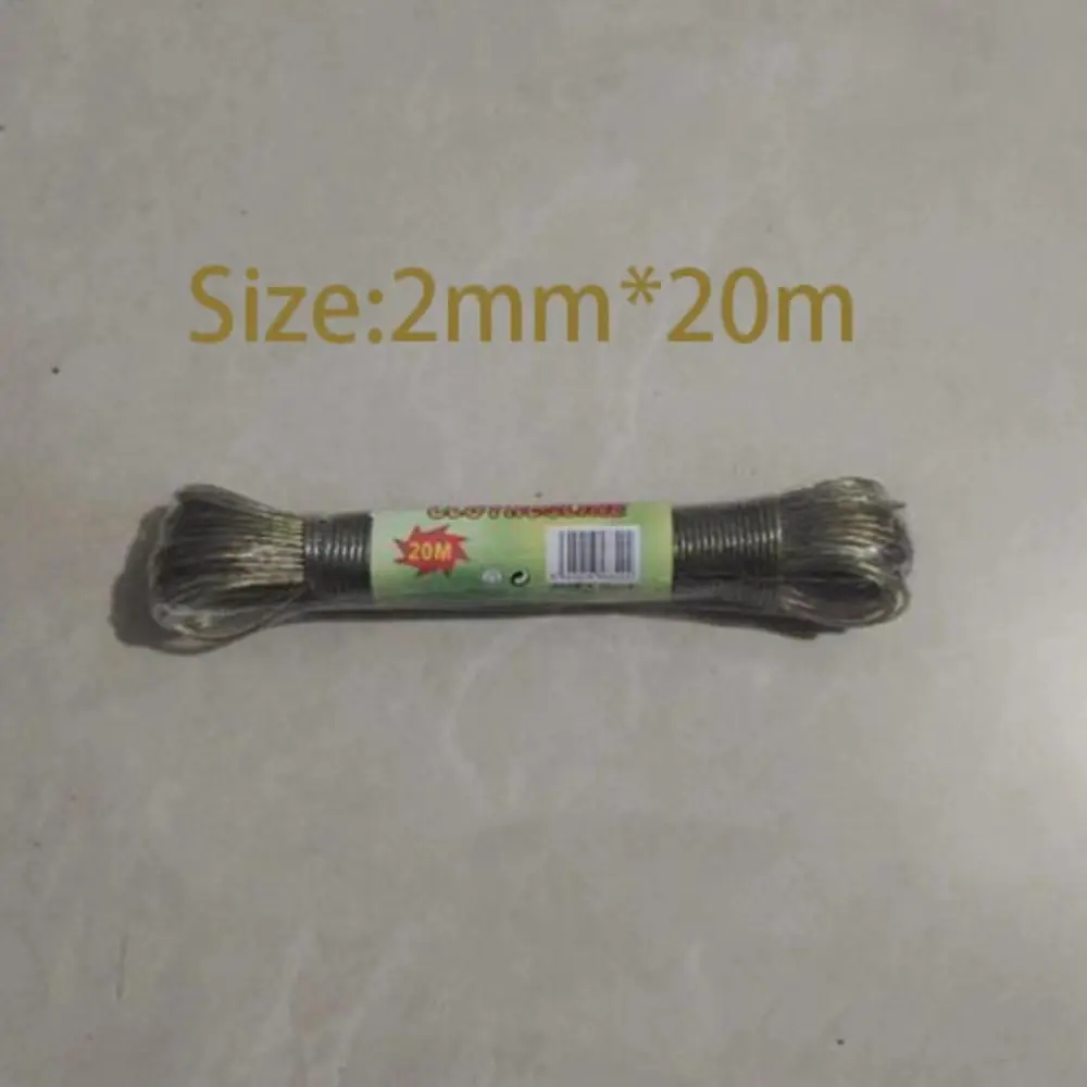 Heavy Duty Extra Strong Steel Core Washing Line Clothes Line Laundry Drying Line 6