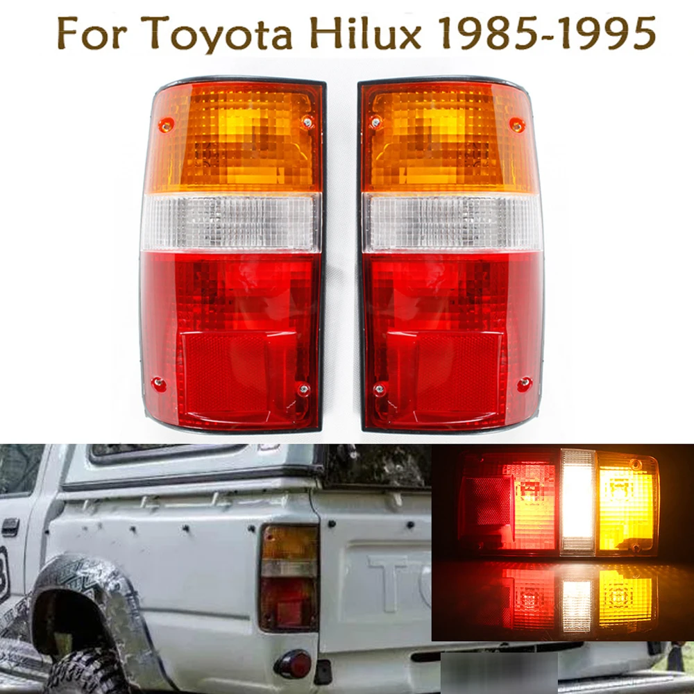 

Tail Lights Turn Signal Lamp Fits Toyota 1989-1995 Hilux SR5 LN85 MK3 Pickup car Warning Brake hilux rear led lamp Replacement