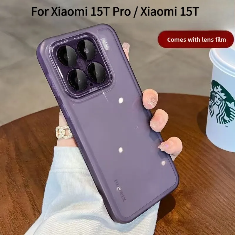 Advanced Drop-Proof Soft Shell Case with Built-in Lens Film, Anti-Scratch Protection, and Enhanced Durability