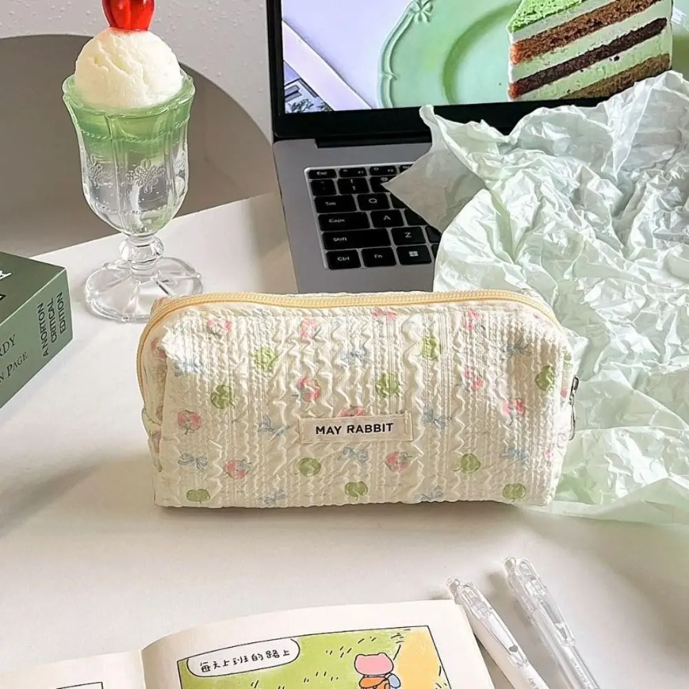 New Cartoon Pattern Pen Bag Multilayer Large Capacity Pencil Case Gift Stationery Bag Students