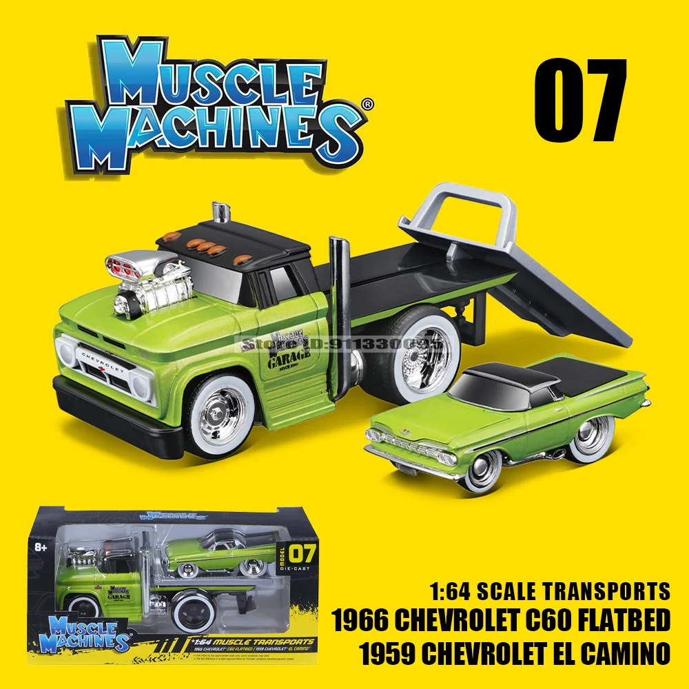 Maisto 1:64 1972 Datsun 240Z BRE JDM Flatbed - Classic American Muscle Car Die-Cast Collectible