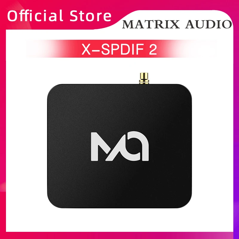 

MATRIX X-SPDIF 2 Dac Audio Decoder 32Bit/768kHz DSD512 HiFi Audio USB Digital Interface Femtosecond Clock