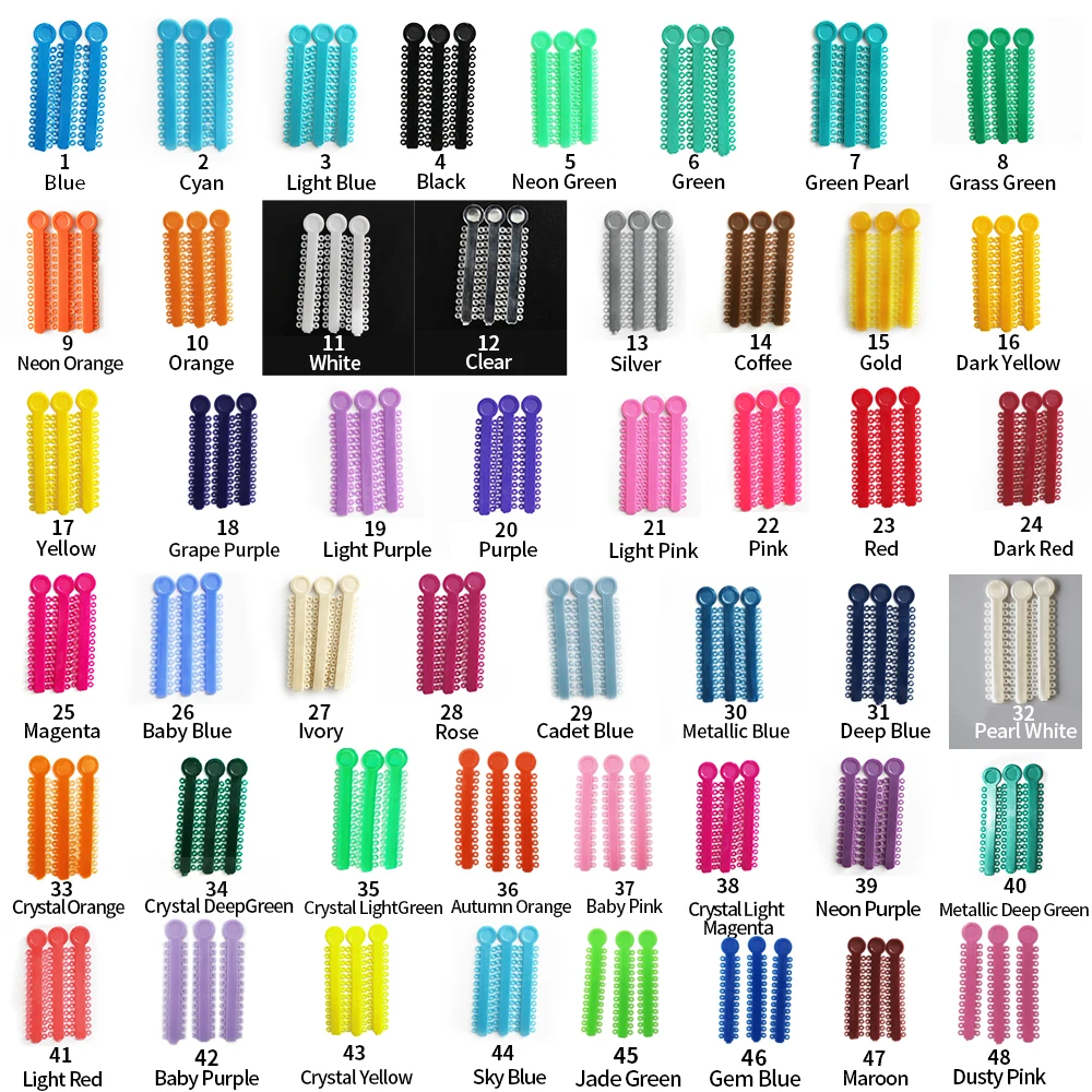 40-Pack Elastic Rubber Ties – 1040 Pieces