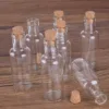 20pcs 25ml size 27*80*10mm Transparent Glass Wishing Bottles with Cork Stopper Empty Spice Jars Vials Christmas Wedding gift 4