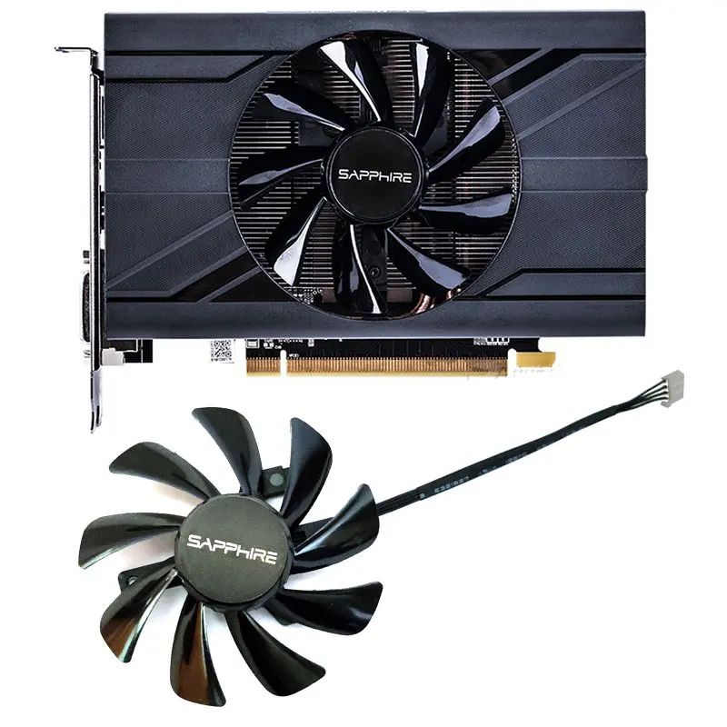 Nuova Ventola Gpu 85Mm 4Pin T129215Su Rx 470 570, Per Ventola Di Raffreddamento Della Scheda Grafica Radeon Sapphire Rx470D Rx570 Itx