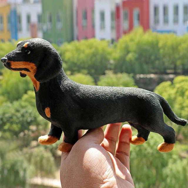 Dachshund Plush Dog Toy, 3D Realistic Dog Plushie, Realistic Art