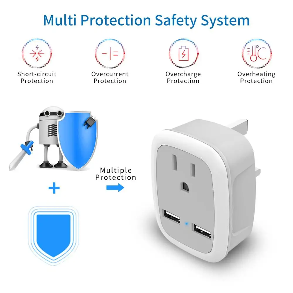 NTONPOWER     2 USB 3 IN 1 Type G ÷  , ̱   Ϸ ȫ 